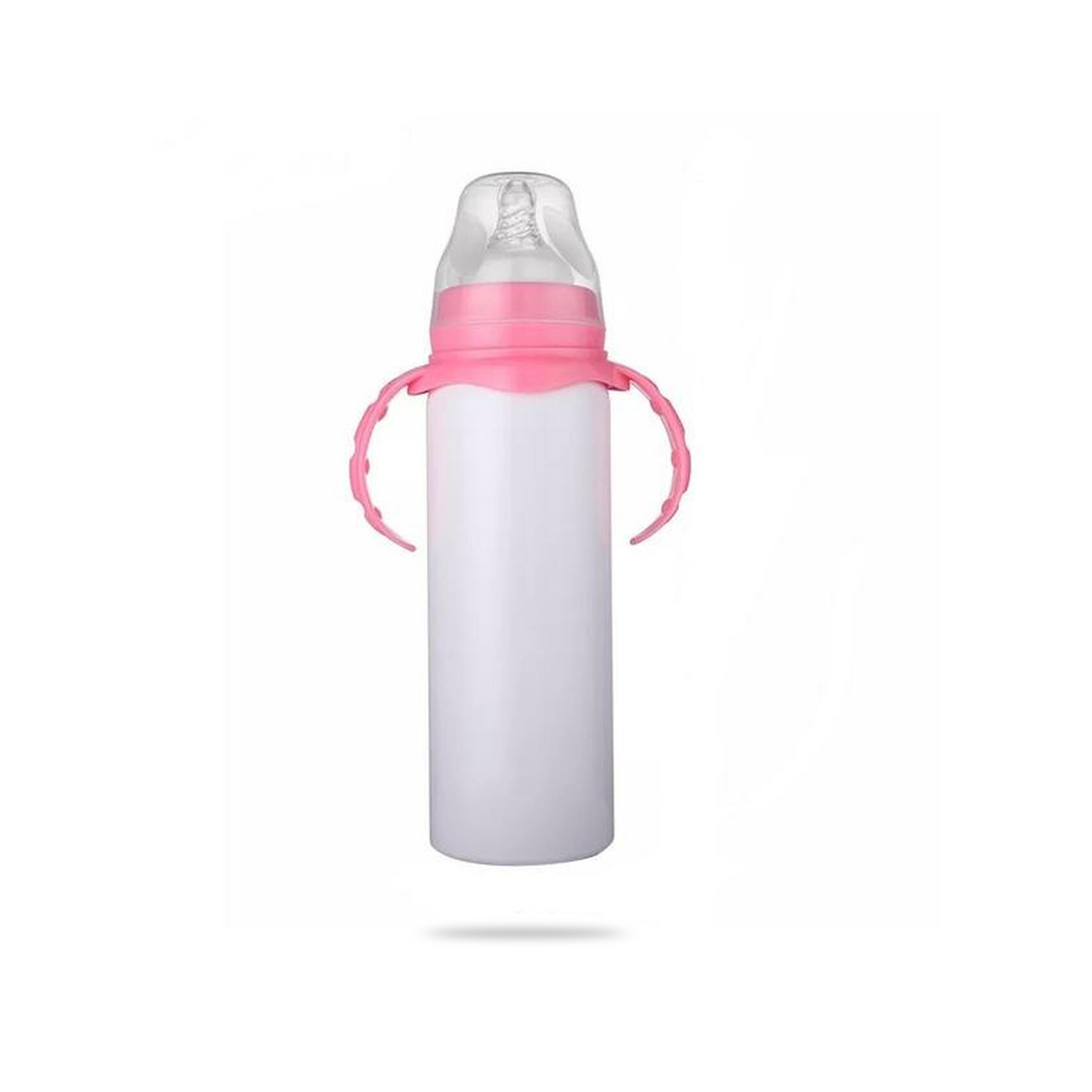 8 oz Sublimation Pink Baby Bottle – HTVMAX